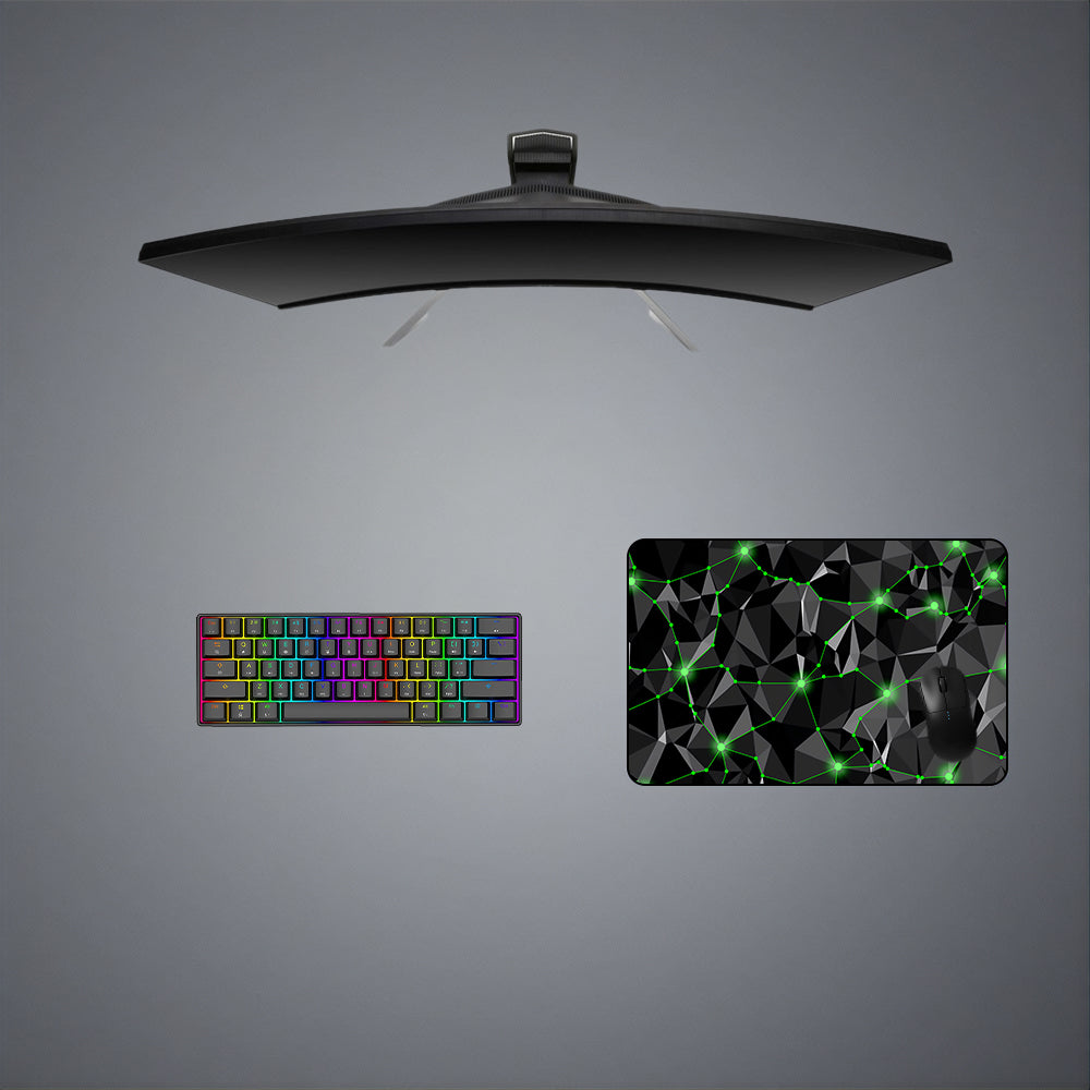 Geometry Network Design Medium Size Gaming Mouse Pad