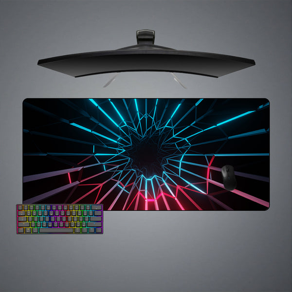 Geometry Tunnel Design XXL Size Gamer Mouse Pad