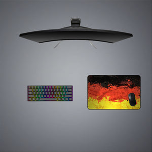 German Flag Splash Paint Design Medium Size Gaming Mouse Pad