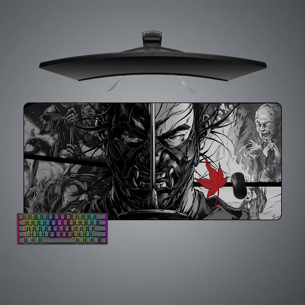 Ghost of Tsushima Drawing Design XXL Size Gaming Mouse Pad