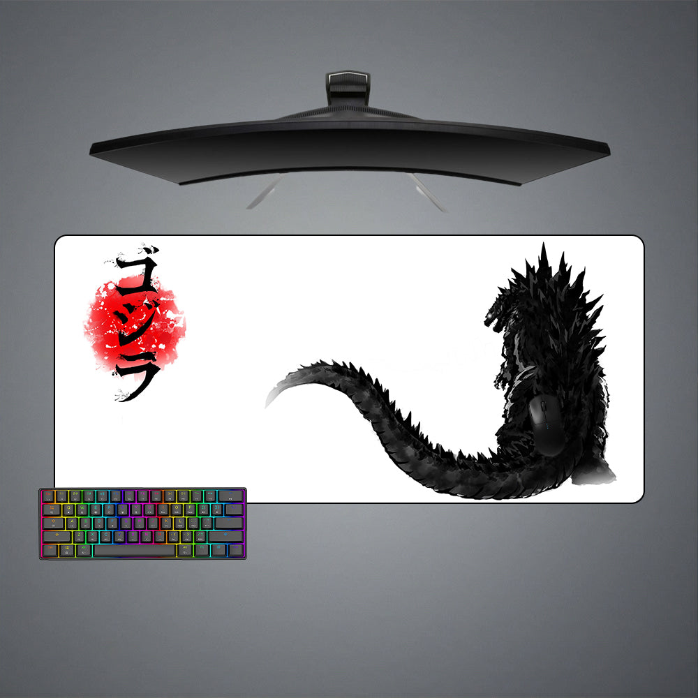 Godzilla Art Design M-XXL Size Mouse Pad, Computer Desk Mat