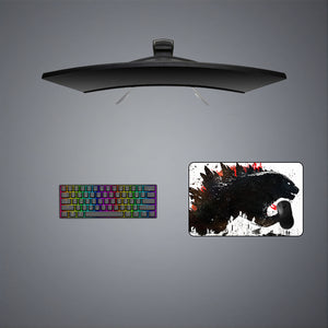 Godzilla Splatter Design Medium Size Gaming Mouse Pad