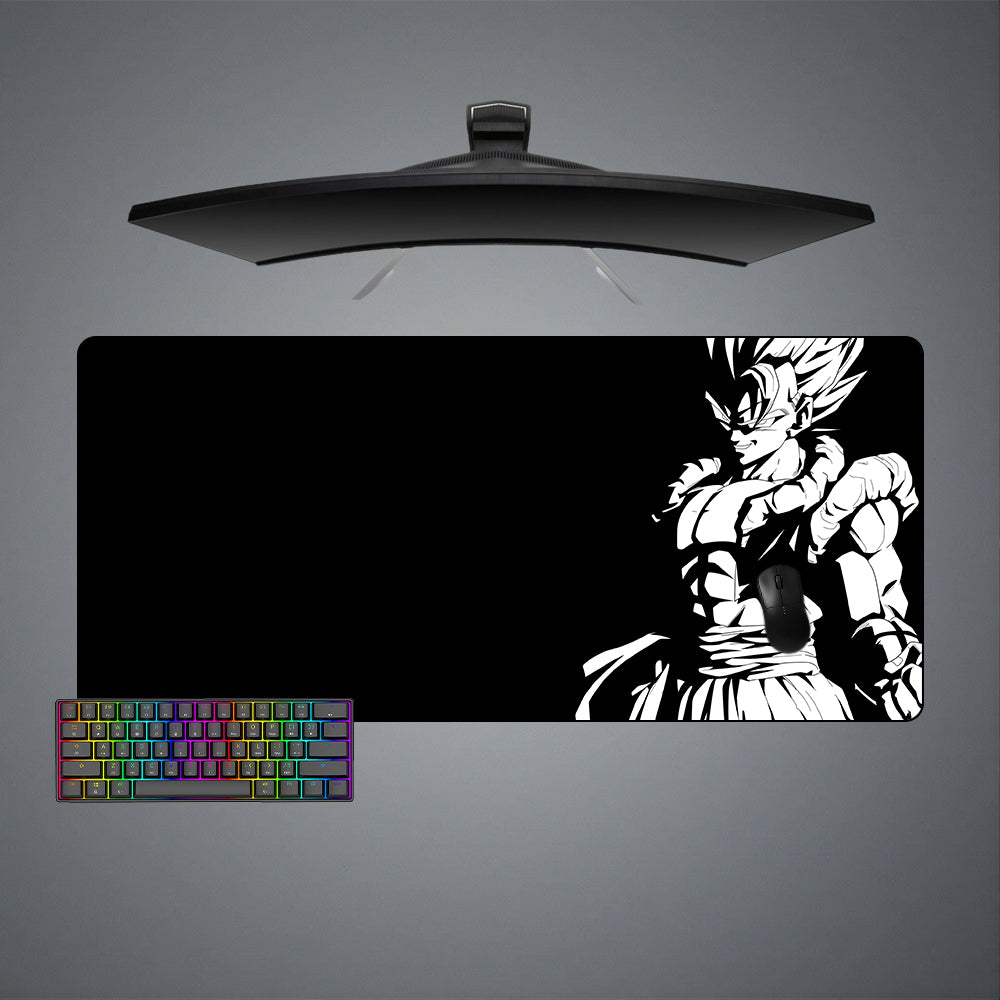Gogeta Black & White Design XXL Size Gaming Mouse Pad