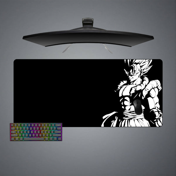 Gogeta Black & White Design XXL Size Gaming Mouse Pad