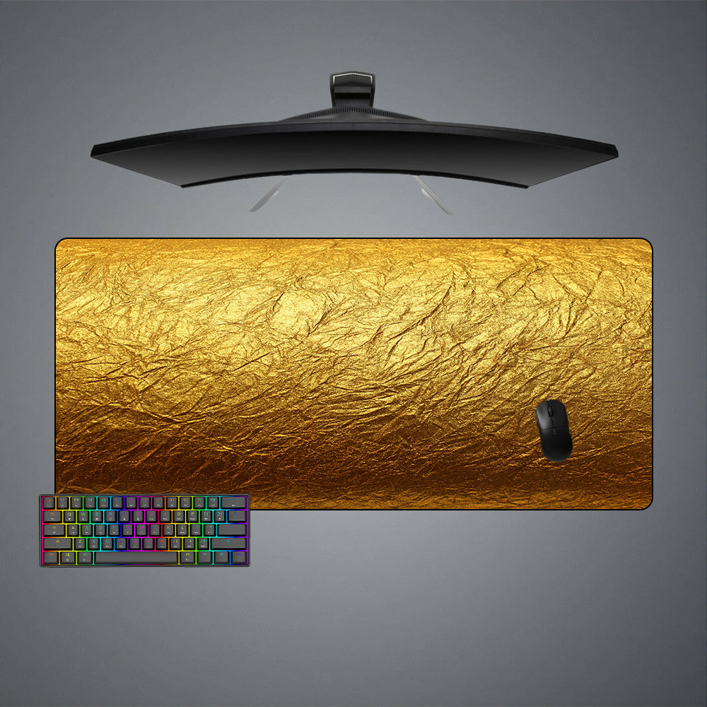 XXL size gamer mousepad with Gold Foil printed design