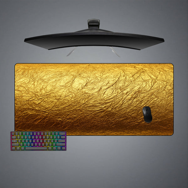 XXL size gamer mousepad with Gold Foil printed design