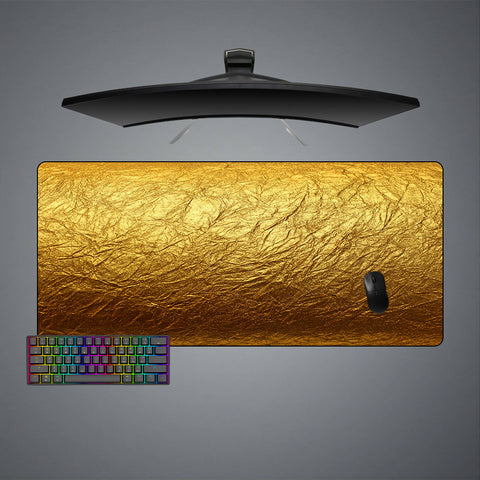 XXL size gamer mousepad with Gold Foil printed design