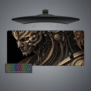 Golden Machine God Design XXL Size Gamer Mouse Pad