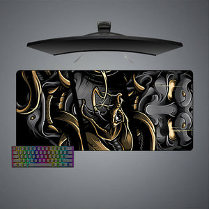 Golden Snake Oni Design XXL Size Gaming Mouse Pad