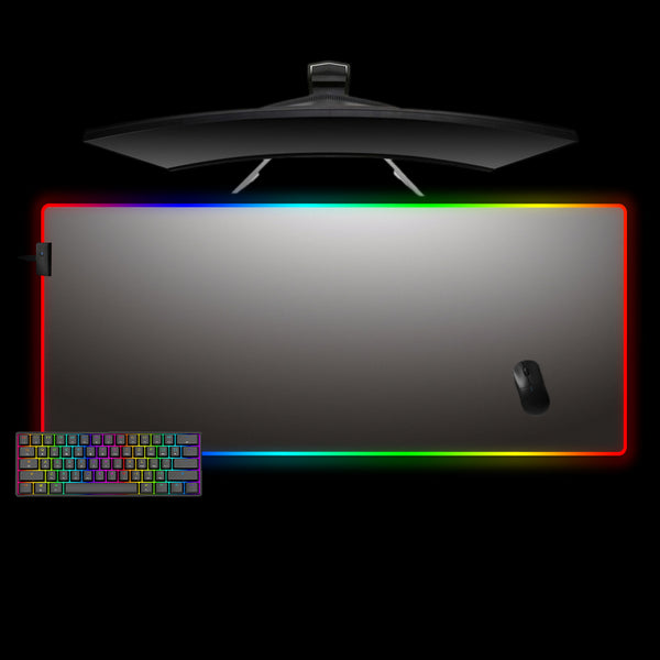 Gradient Gray Design XXL Size RGB Light Gaming Mouse Pad