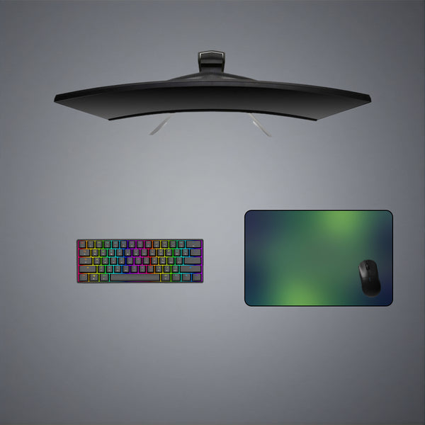 Medium size gamer mousepad with Gradient Green printed design