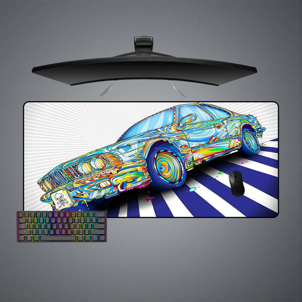 Graffiti Car Design XL Size Mouse Pad