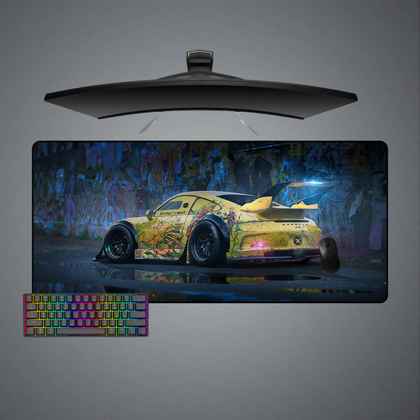 Graffiti 911 Design XL Size Gamer Mouse Pad