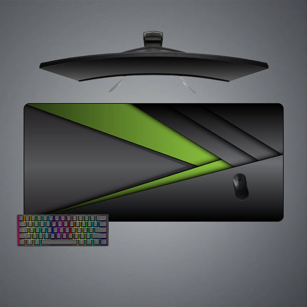 Green Fold Design Large Size Gaming Mouse Pad