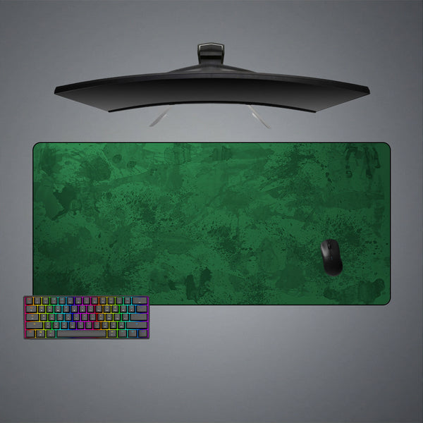 Green Paint Texture Design XL Size Gaming Mouse Pad