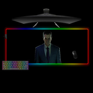 G-Man Design XL Size RGB Lights Gamer Mouse Pad