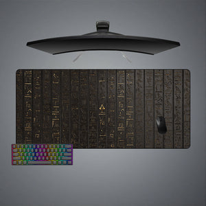 Hieroglyphs Design XL Size Gaming Mouse Pad