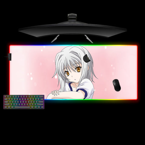 High School DxD Koneko Pink Design XXL Size RGB Lit Gaming Mouse Pad