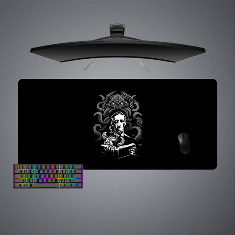 HP Lovecraft Necronomicon Design XXL Size Gaming Mouse Pad, Computer Desk Mat