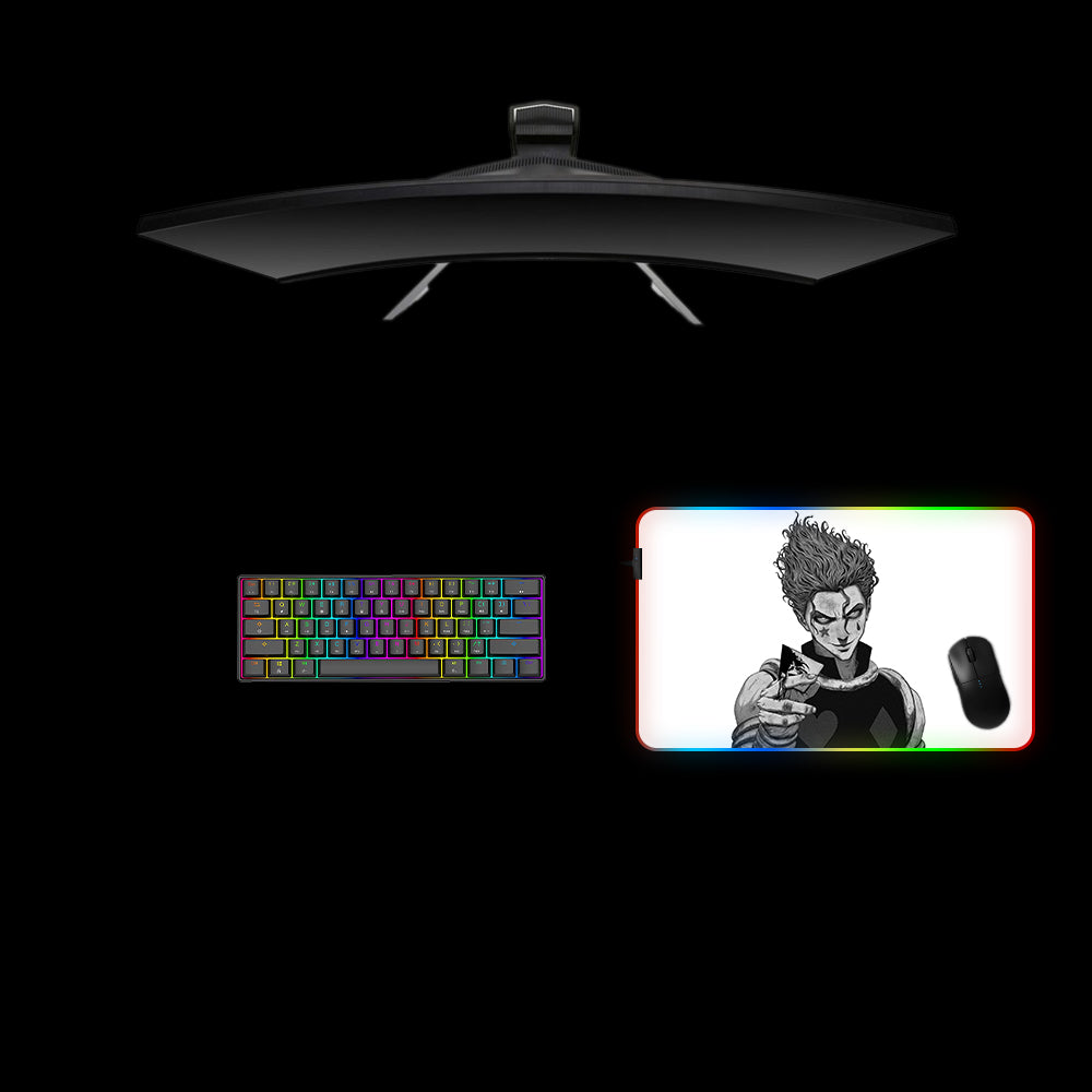 Hisoka Design Medium Size Gaming RGB Light Mousepad