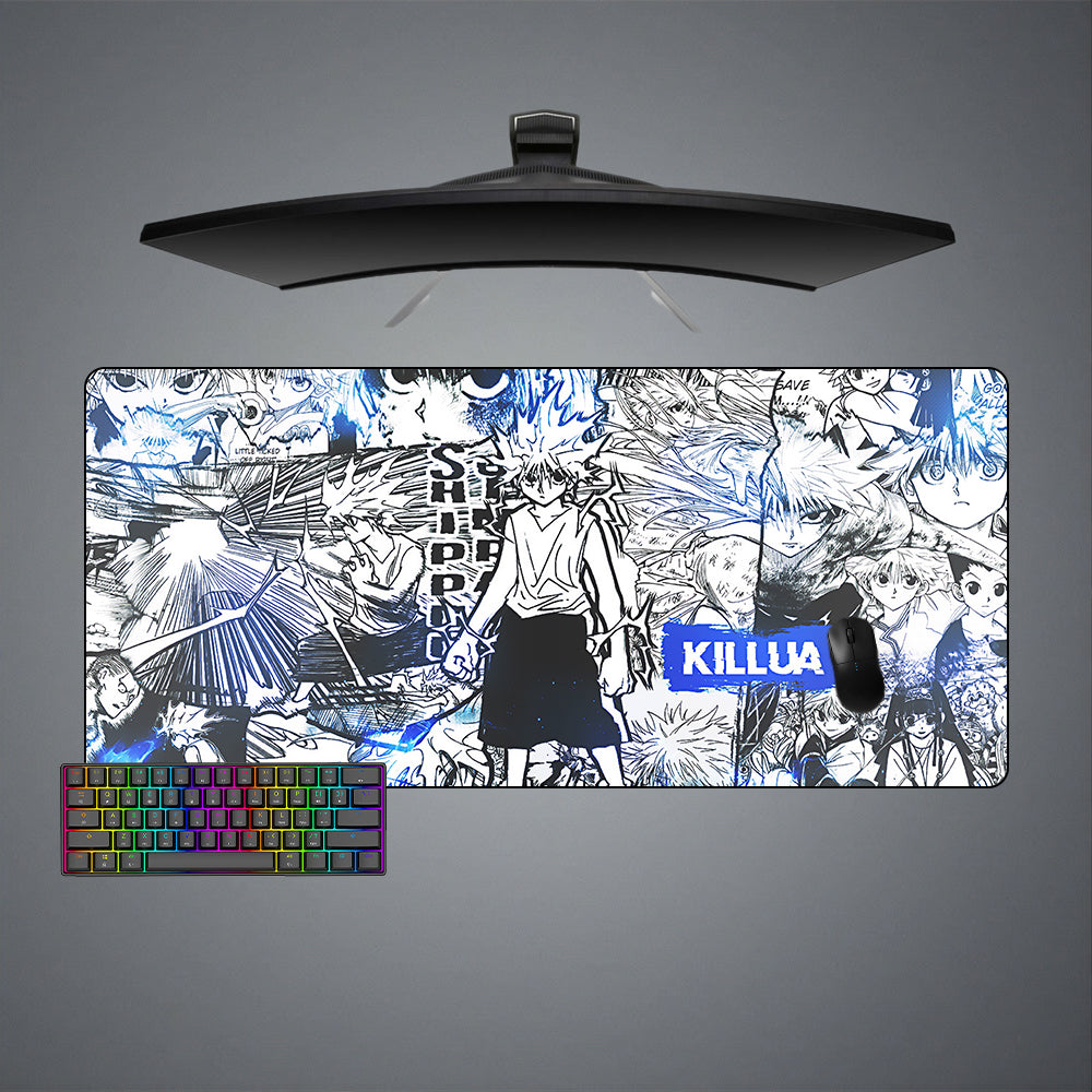 Killua Drawing Design XXL Size Gamer Mousepad