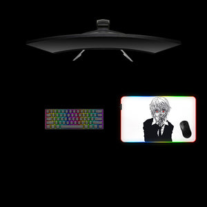 Kurapika Red Eyes Design Medium Size RGB Lit Gaming Mouse Pad