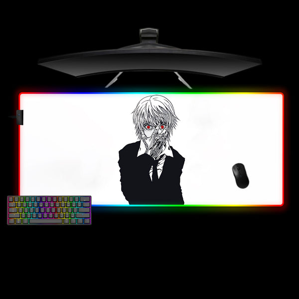 Kurapika Red Eyes Design XXL Size RGB Lit Gaming Mouse Pad