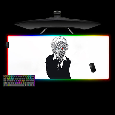 Kurapika Red Eyes Design XXL Size RGB Lit Gaming Mouse Pad