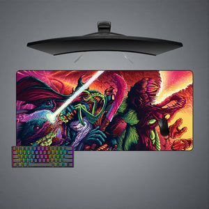 Hyperbeast Elementals Design Large Size Gamer Mouse Pad, Computer Desk Mat