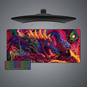 CSGO Hyperbeast Feast Design Large Size Gamer Mouse Pad, Computer Desk Mat
