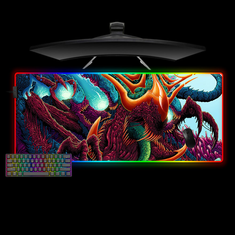 Hyperbeast Magic Design Large Size RGB Lighting Gamer Mouse Pad, Computer Desk Mat