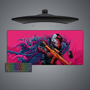 CSGO Hyperbeast Soldier Design XXL Size Gamer Mouse Pad, Computer Desk Mat