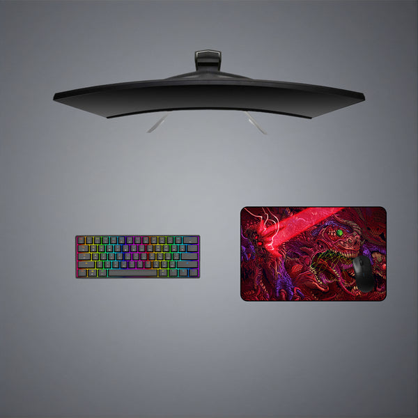 Hyperbeast Sword Design Medium Size Gaming Mousepad, Computer Desk Mat