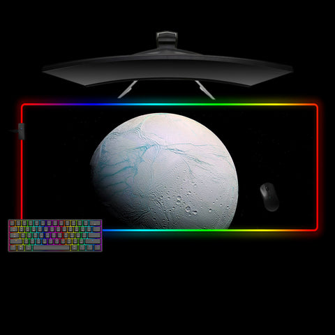 Icy Planet Design XXL Size RGB Backlit Gamer Mouse Pad