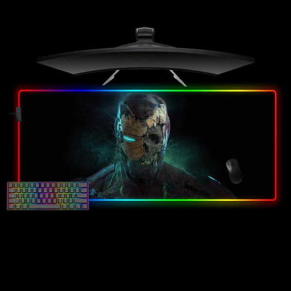 Iron Man Skull Design XL Size RGB Mouse Pad