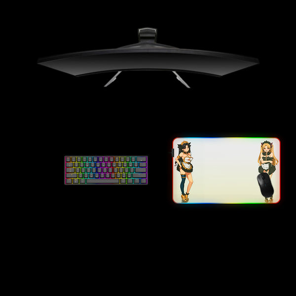 Ishtar & Ereshkigal Design Medium Size RGB Lit Gaming Mouse Pad