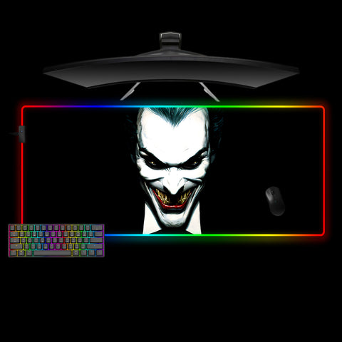 Joker Face Design XXL Size RGB Lights Gamer Mouse Pad