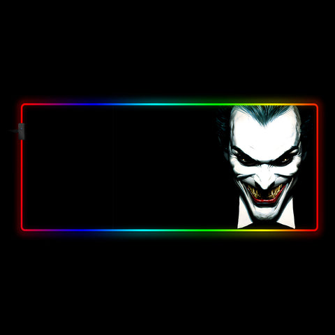 Joker Face Right Design RGB Mousepad