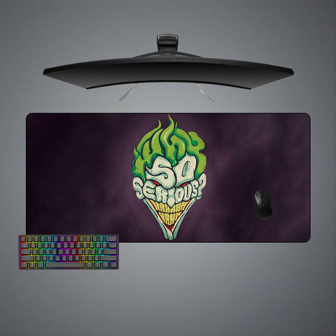 Joker "Why So Serious" Design XL Size Gaming Mouse Pad