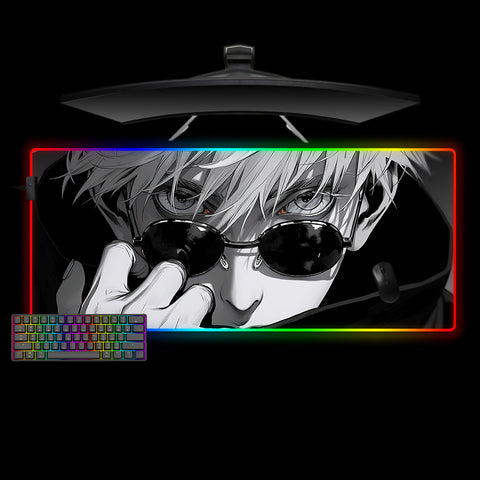 Satoru Closeup Design XXL Size RGB Lit Gaming Mouse Pad