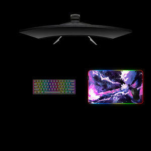 Jujutsu Kaisen Satoru Purple Design Medium Size RGB Illuminated Gamer Mouse Pad