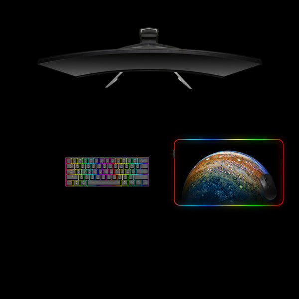Jupiter Design Medium Size RGB Backlit Gamer Mouse Pad