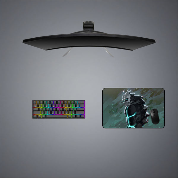 Medium size gamer mousepad with Kaiju No 8 Kafka printed design