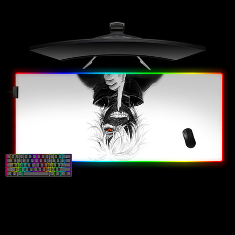 Ken Upside Down Design XL Size RGB Illuminated Gaming Mouse Pad