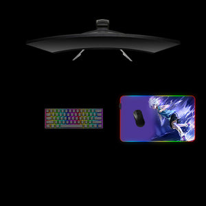 Killua Zoldyck Design Medium Size RGB Illuminated Gaming Mouse Pad