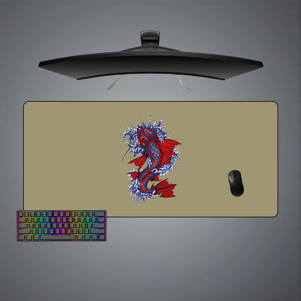 Koi Fish Art Design M-XXL Size Gaming Mouse Pad