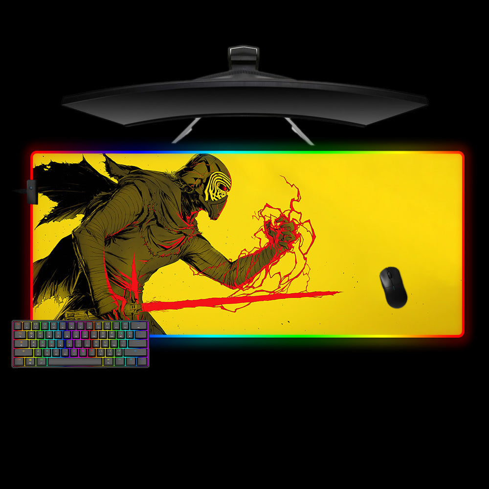 Kylo Ren Power Design XL Size RGB Lights Gamer Mouse Pad