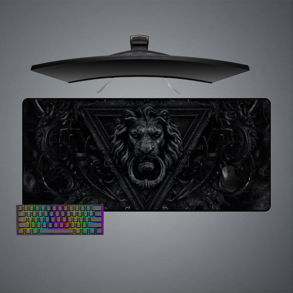 Lion Door Design XL Size Gamer Mouse Pad