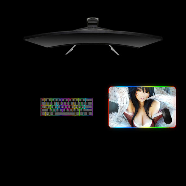 Ahri Design Medium Size RGB Lit Gaming Mouse Pad