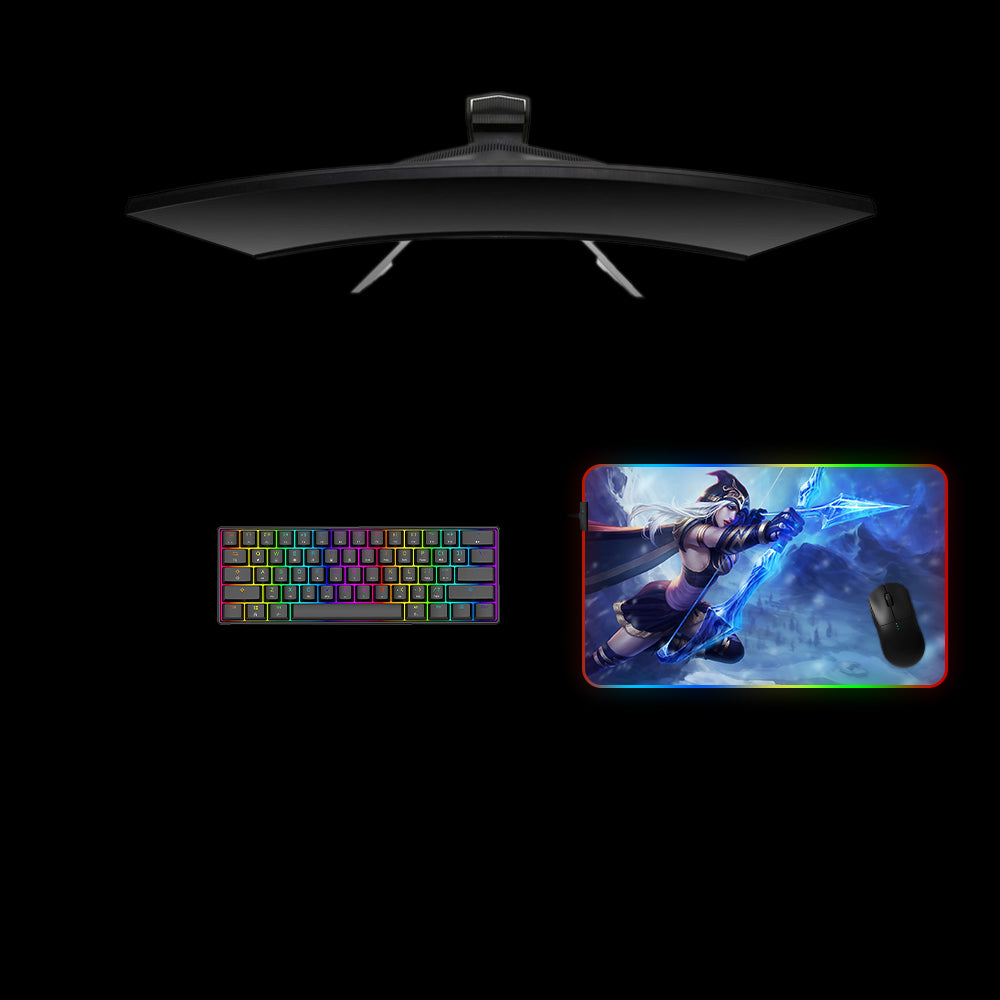 Ashe Design Medium Size RGB Light Gaming Mouse Pad